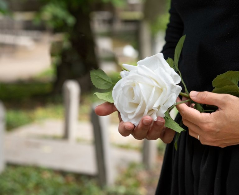 Graveyard background concept